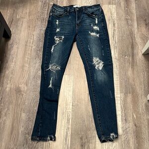Kancan Distressed blue denim jeans size 11/29